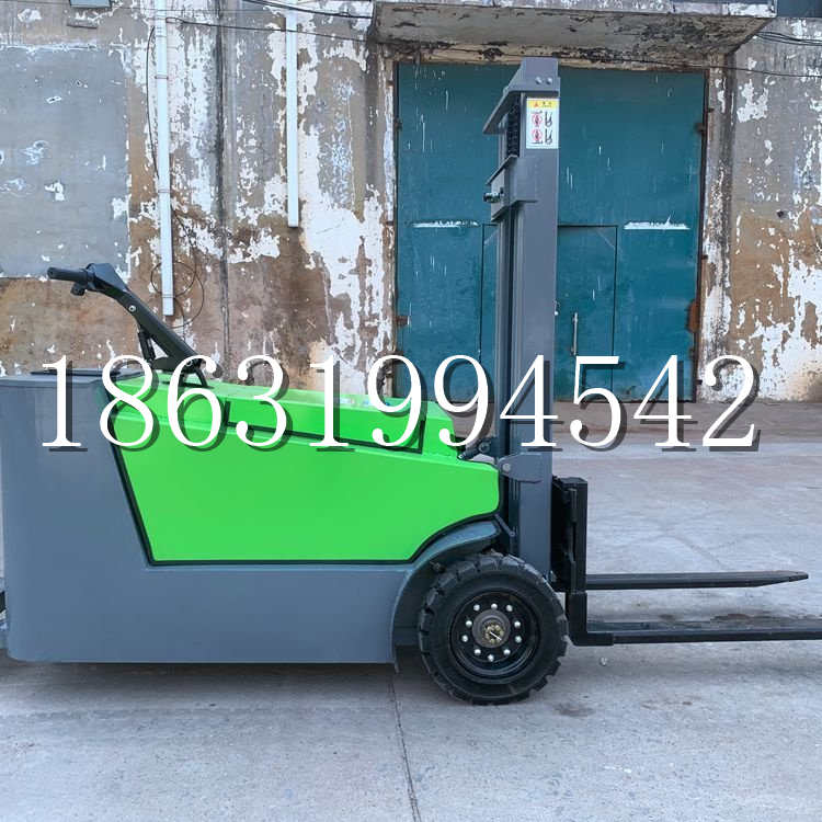 红原县小型电动叉车1吨2吨步行站驾式电瓶堆高充电装卸车液压升降车铲车